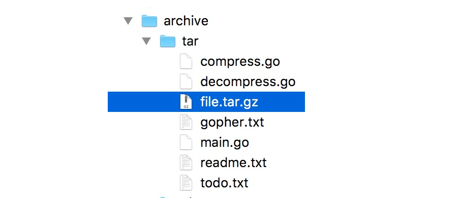 golang中tar压缩和解压文件详情